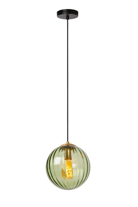 Pendelleuchte Monsaraz mit kugelförmigem Glasschirm (2)