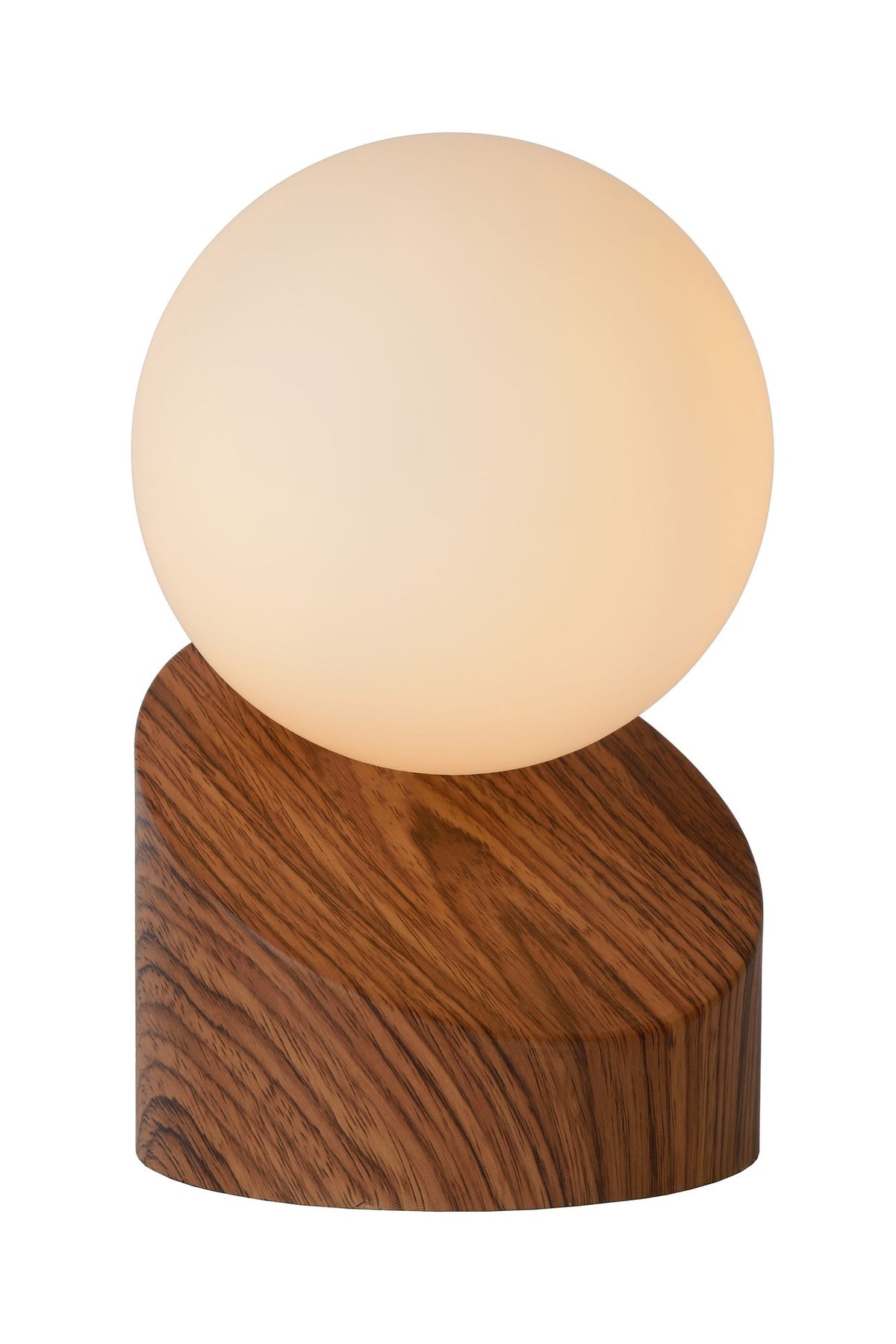 Tischlampe Len mit Schirm aus Glas (1)