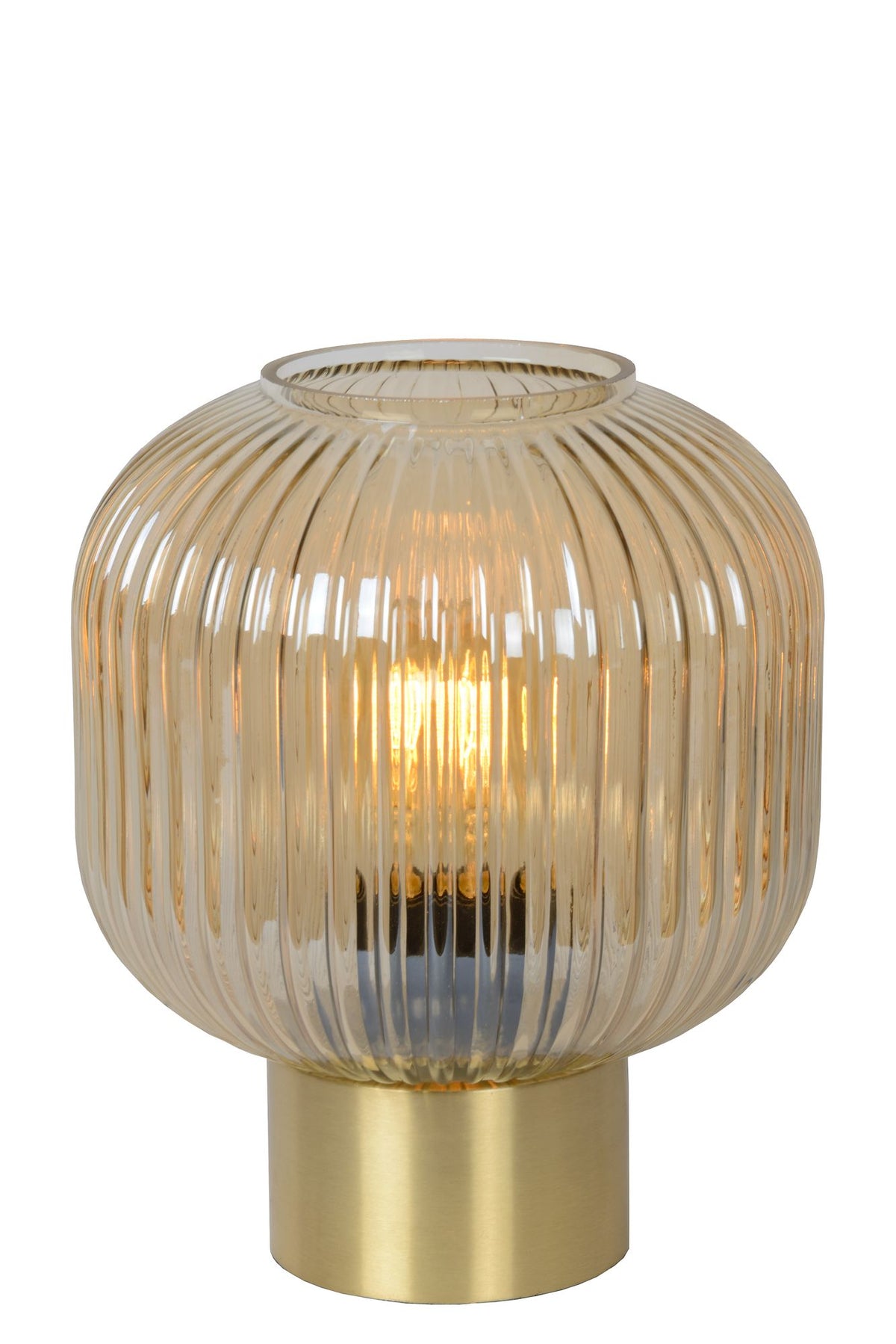 Lampe de table Maloto avec abat-jour en verre Retro Ø 20cm (1)