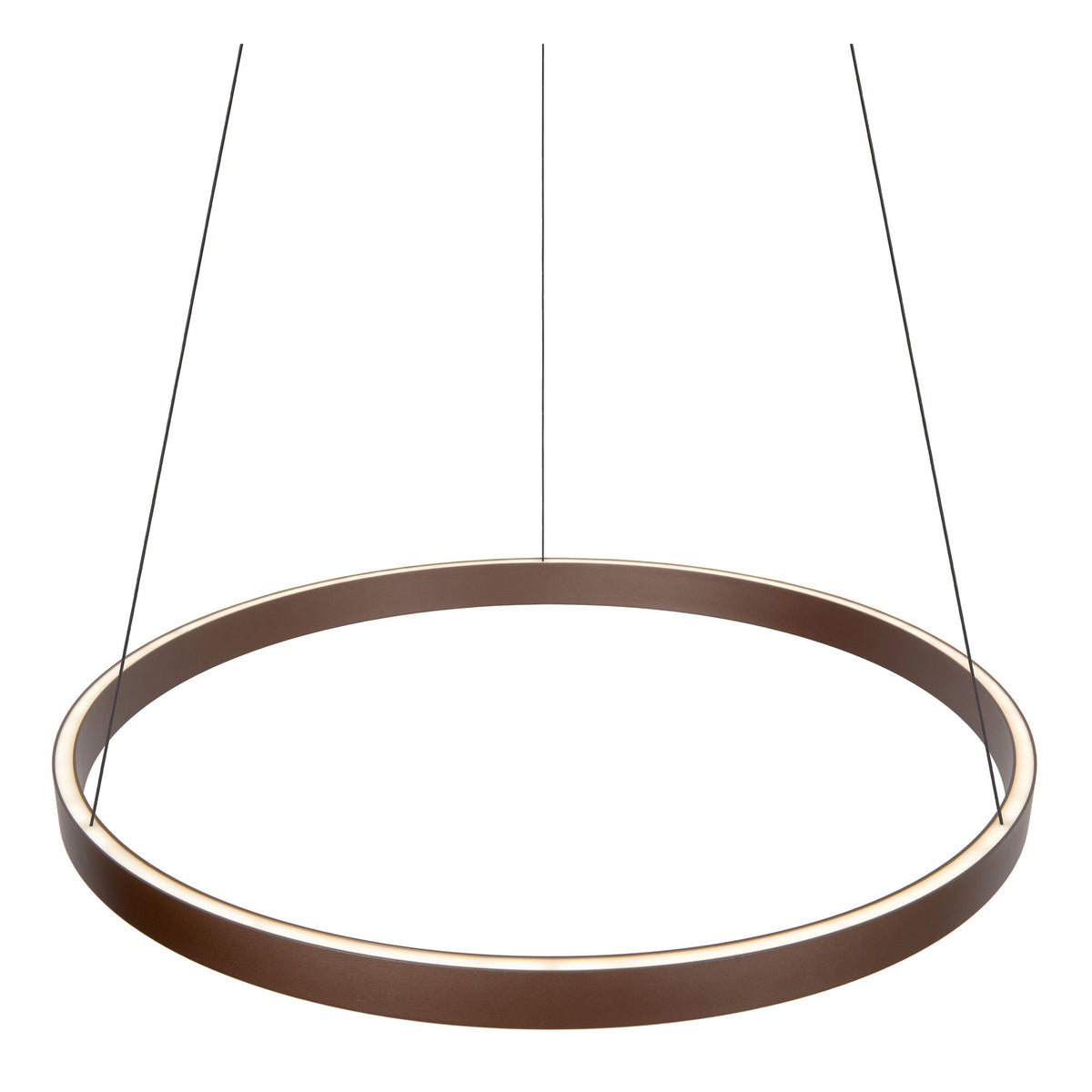 LED-Candeeiro suspenso Liane de 2 luzes CCT regulável Ø 80cm Cor ferrugem (4)