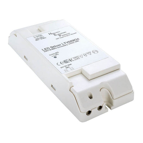 LED Alimentation 60W 24V - Driver compact LED à tension constante pour une puissance de 0-60W.