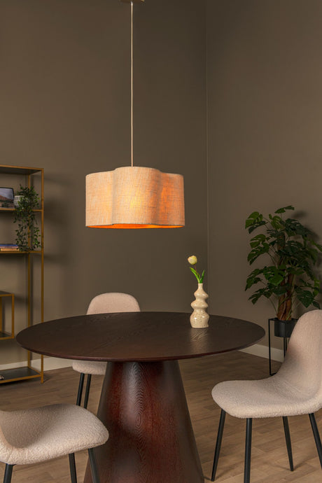 Pendelleuchte Chantal mit Stoffschirm 50cm (1)