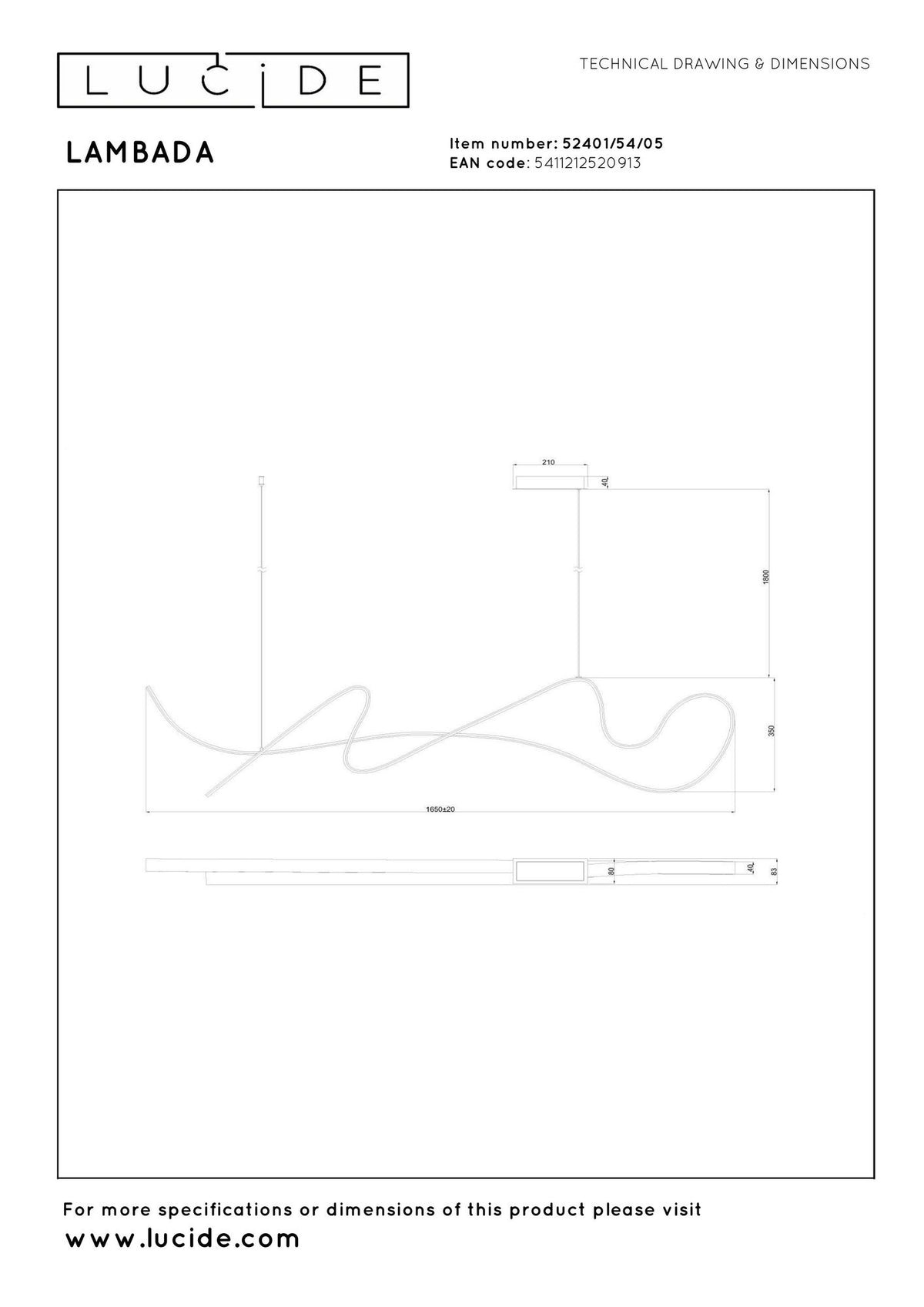 LED-Pendelleuchte Lambada dimmbar höhenverstellbar 165cm (6)