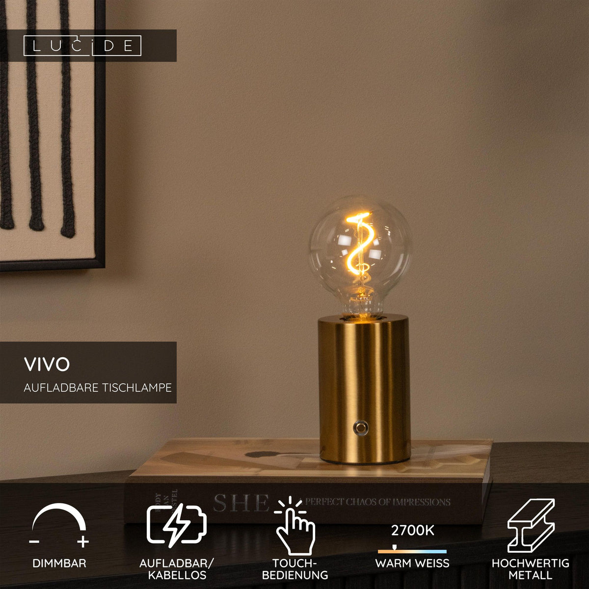 LED-Tischleuchte Vivo mit Akku, per Touch dimmbar (7)