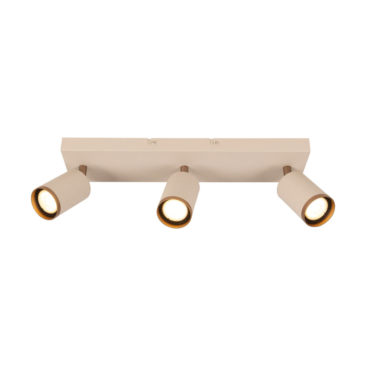 Regina 3-light swivel ceiling spotlight Taupe (2)