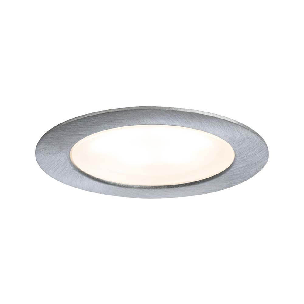 5er Möbeleinbauleuchten-Set Micro Line Mini LED rund - runde Einbauleuchte mit modernem Design.