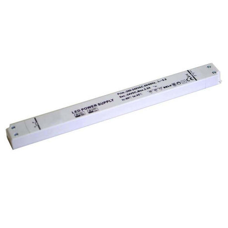 60W zertifiziertes Einbaunetzteil slim 24V IP20 mit Überhitzungs-, Überlastungs- und Kurzschlussschutz.