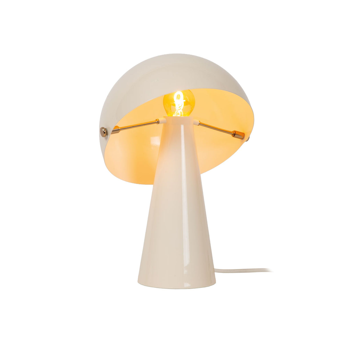 Tischleuchte Barone Retro Pilzform Ø23cm (1)