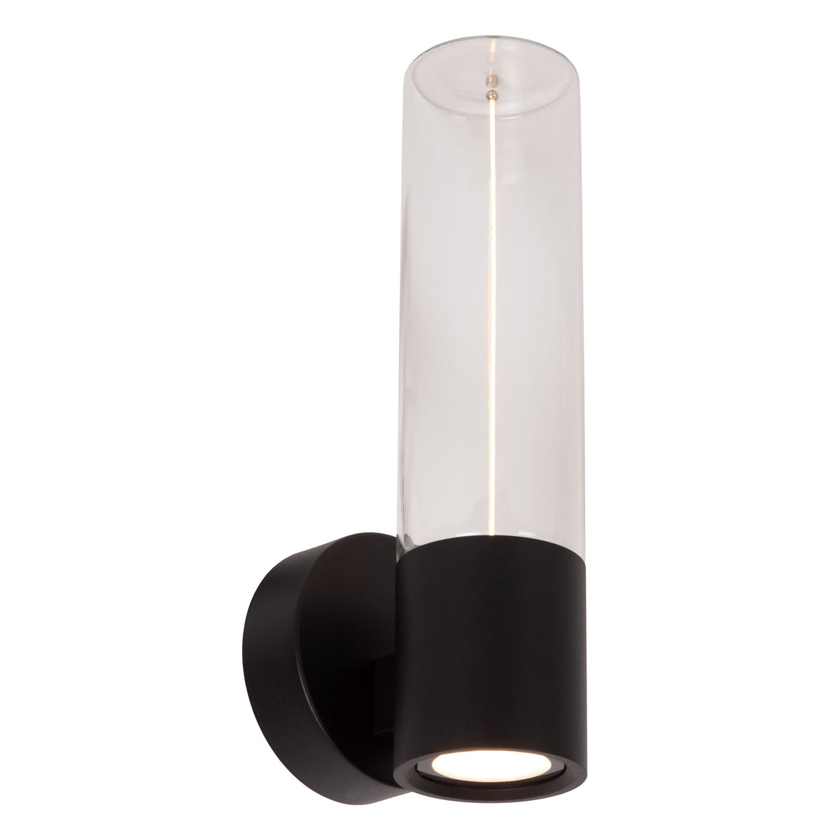 LED-Buitenwandlamp Filani IP54 met glazen kap breedte 13,2cm (2)