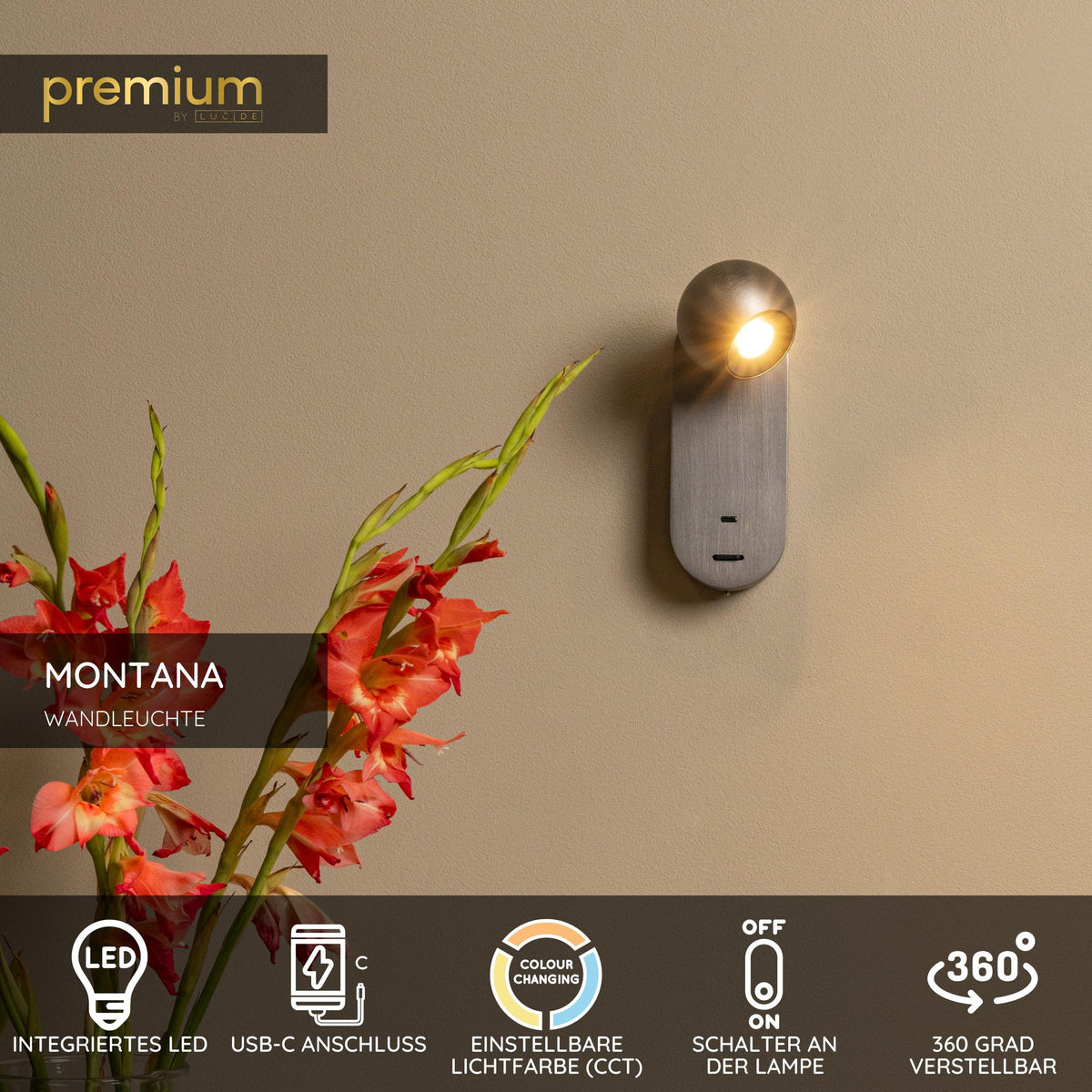 LED-Wandleuchte Montana mit CCT und USB-C-Ladeanschluss (6)