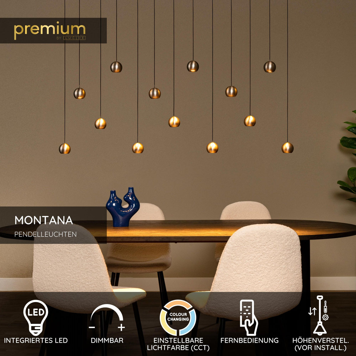 LED-Pendelleuchte Montana 13-flammig dimmbar CCT (6)