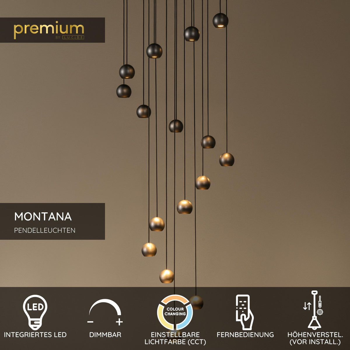 LED-Pendelleuchte Montana 16-flammig CCT dimmbar (7)