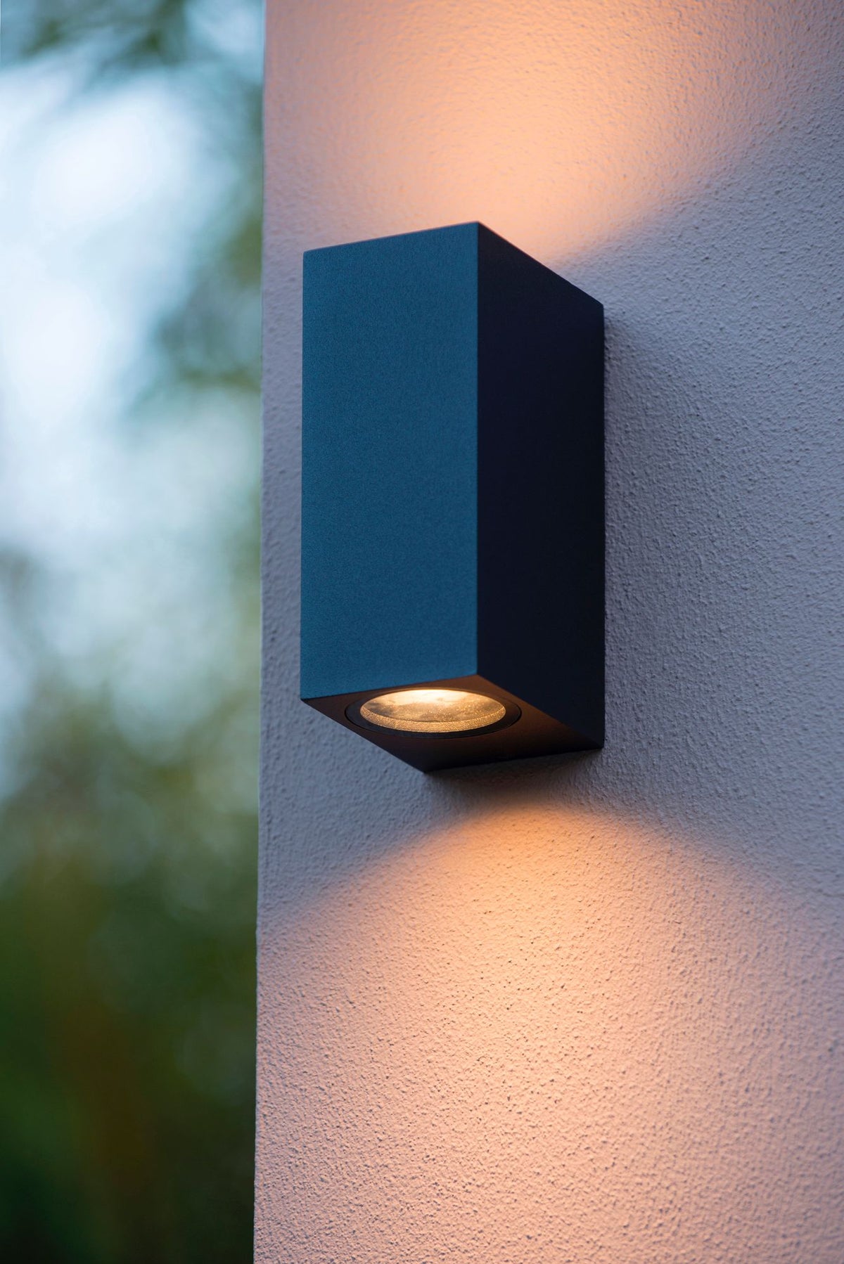 Außen-Wandstrahler Zaro 2-flammig Up & Down IP65 Schwarz (1)