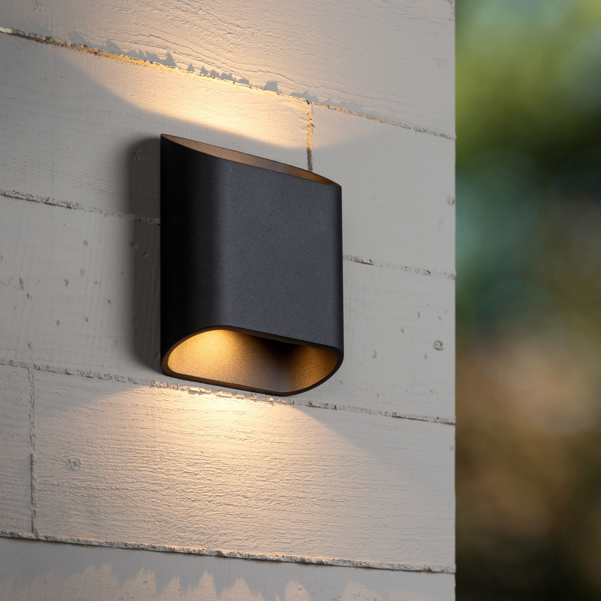 LED-Applique da esterno Atila a 2 luci dimmerabile IP65 500lm Nero (1)