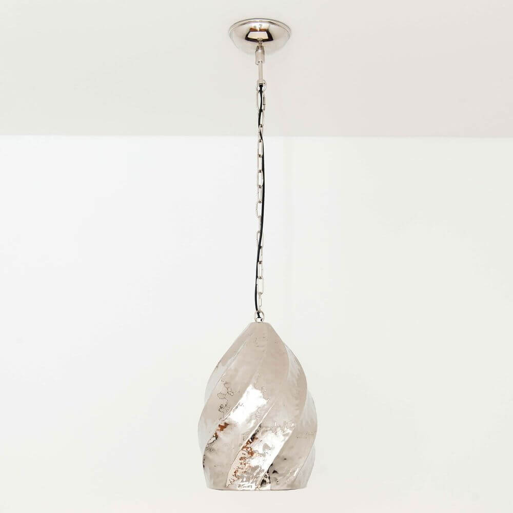 Hängeleuchte Madonna Aluminium Vernickelt Silber