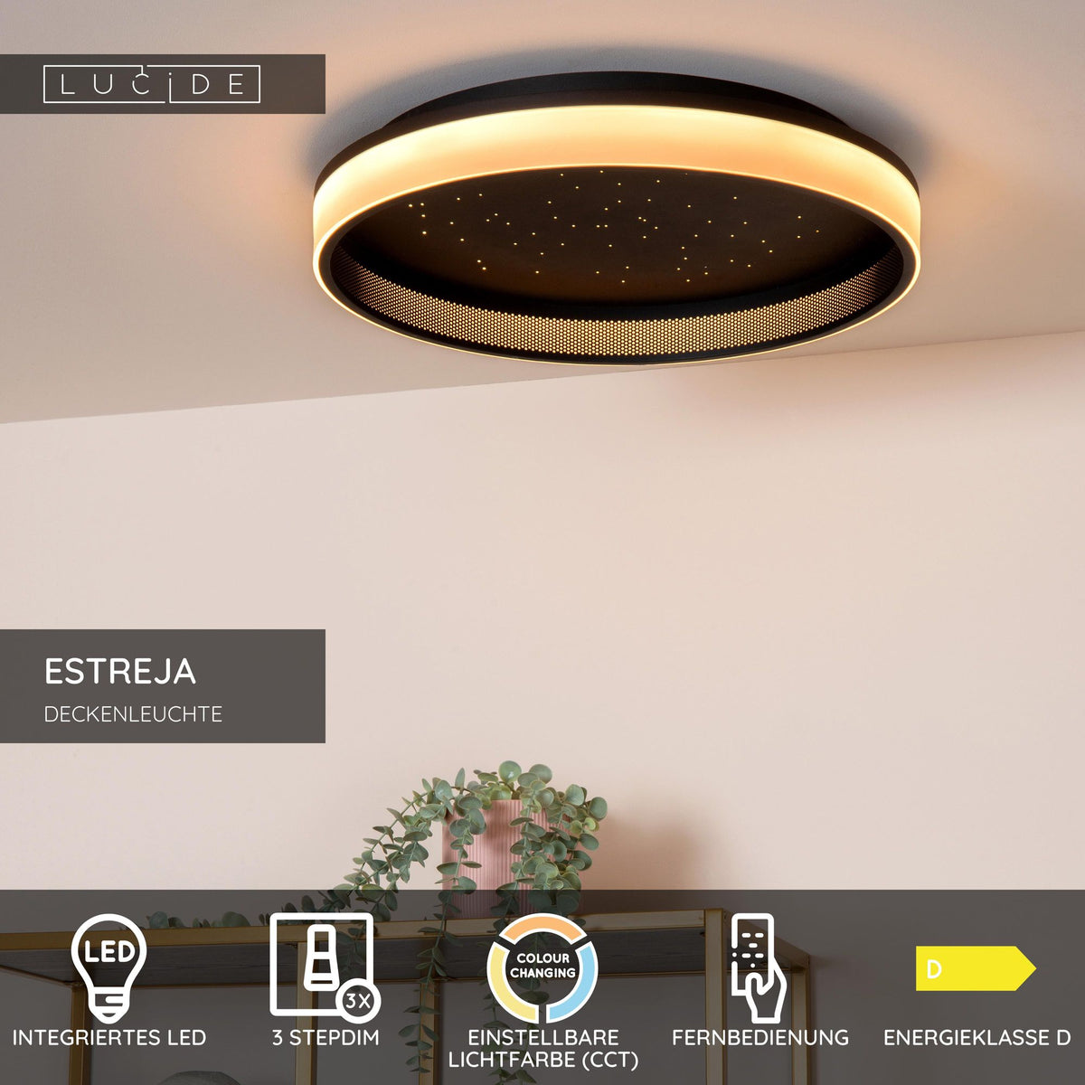 LED-Deckenleuchte Estreja 3-stufig dimmbar CCT 2500-3000K Ø40cm (6)