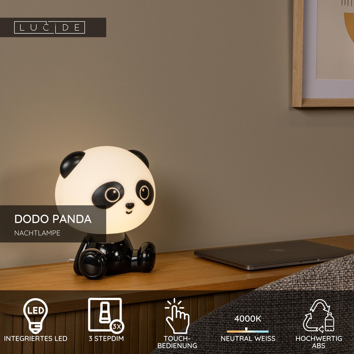 LED-Nachtlampe Dodo Panda Touchdimmer dimmbar Kinderzimmer (4)