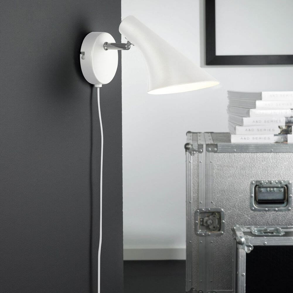 Vanila Wandleuchte Weiß, Klar