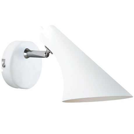 Applique Vanila blanc, transparent – élégante applique murale moderne en métal robuste.
