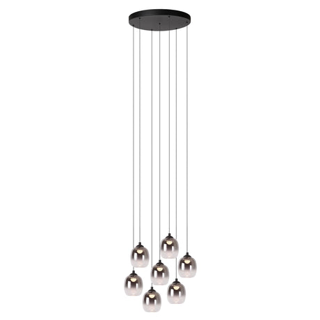 LED-Pendelleuchte Tamino 7-flammig dimmbar Warmweiß 52cm (3)
