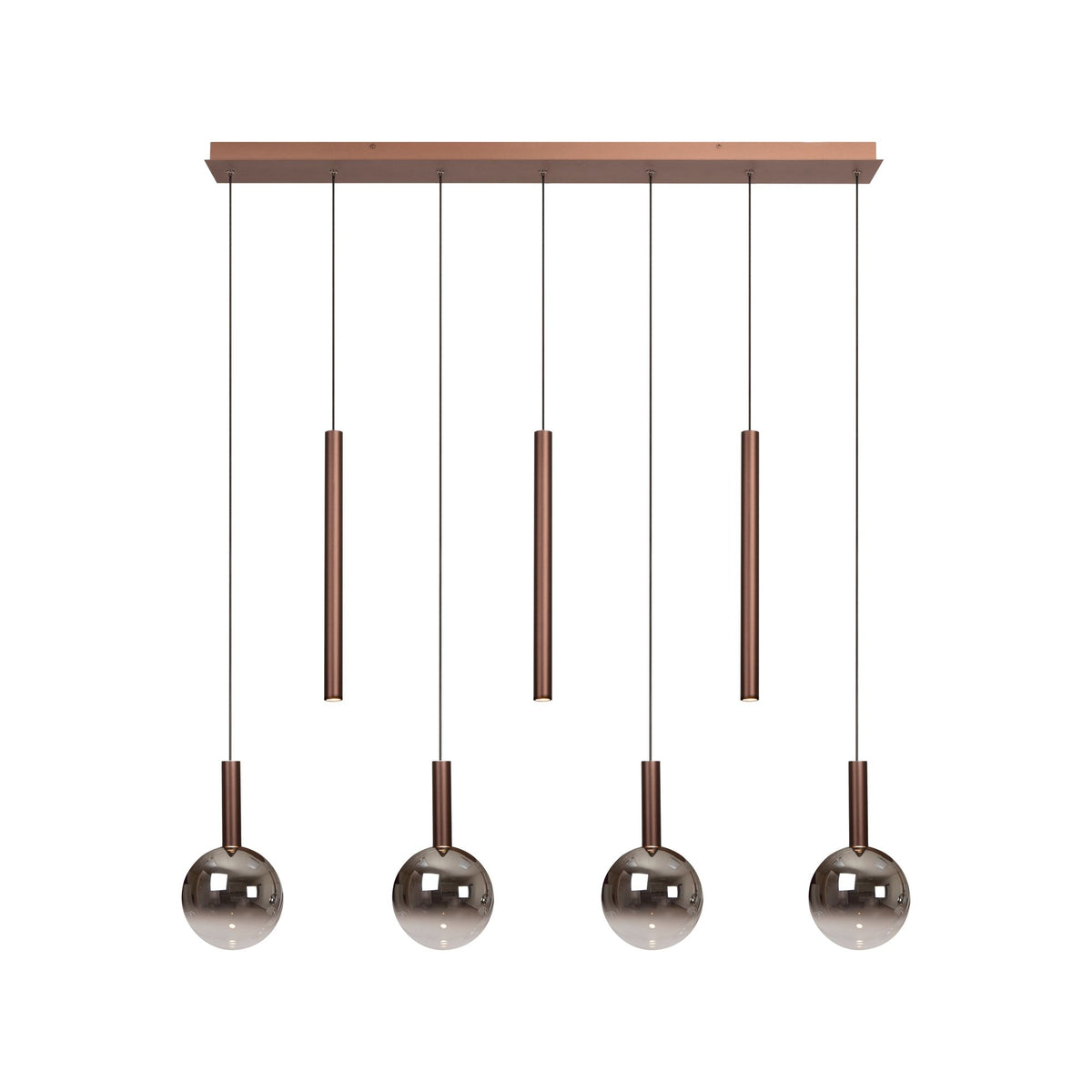 LED-Jasmine pendant light 7-light dimmable CCT height-adjustable (2)