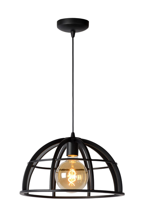 Pendelleuchte Dikra 1-flammig höhenverstellbar Schwarz 40cm (2)