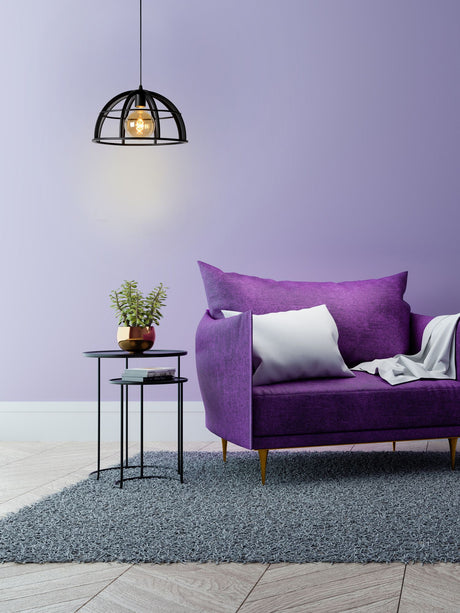 Pendelleuchte Dikra 1-flammig höhenverstellbar Schwarz 40cm (1)