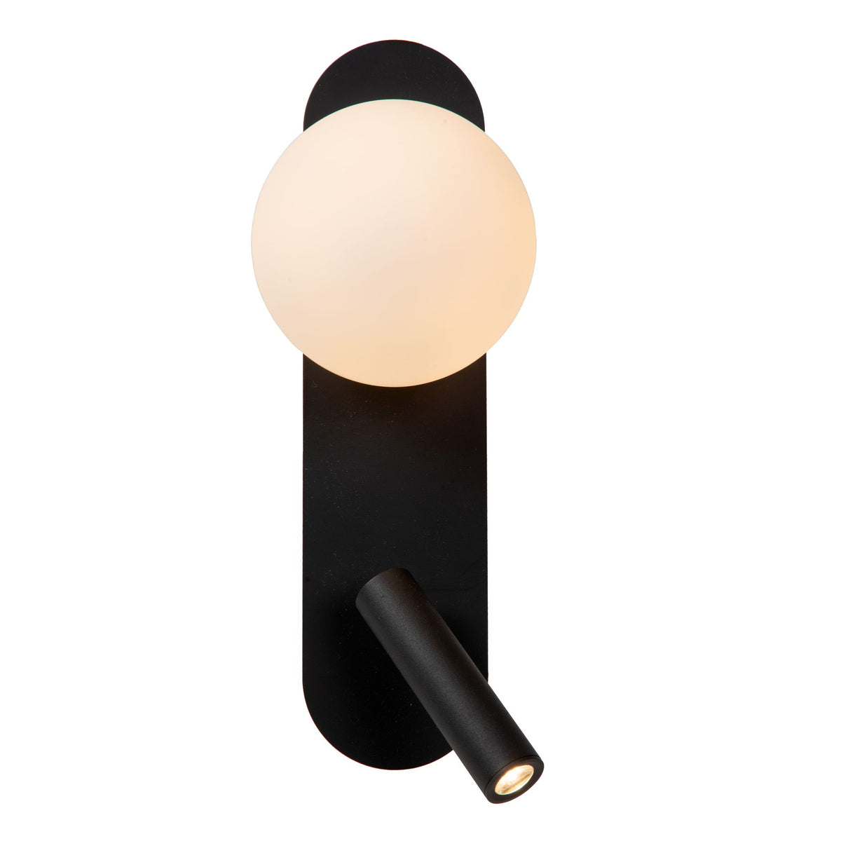 LED-Bettleuchte Kelly drehbar mit Glasschirm und USB-Anschluss (3)
