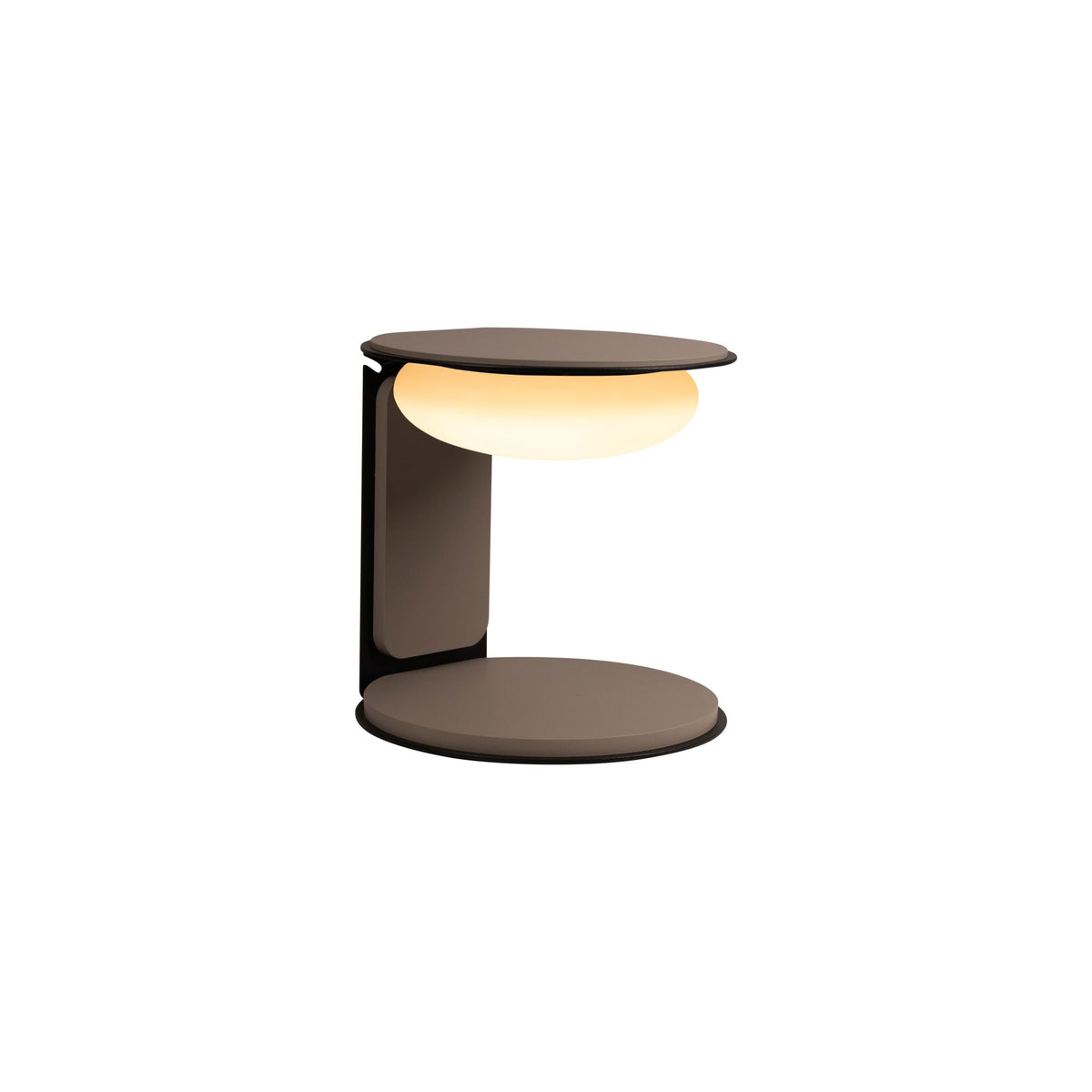 LED-Tischleuchte Alinda dimmbar mit Glasschirm (2)