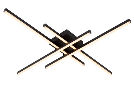 LED-Deckenleuchte Novak dimmbar CCT Schwarz 80cm (2)
