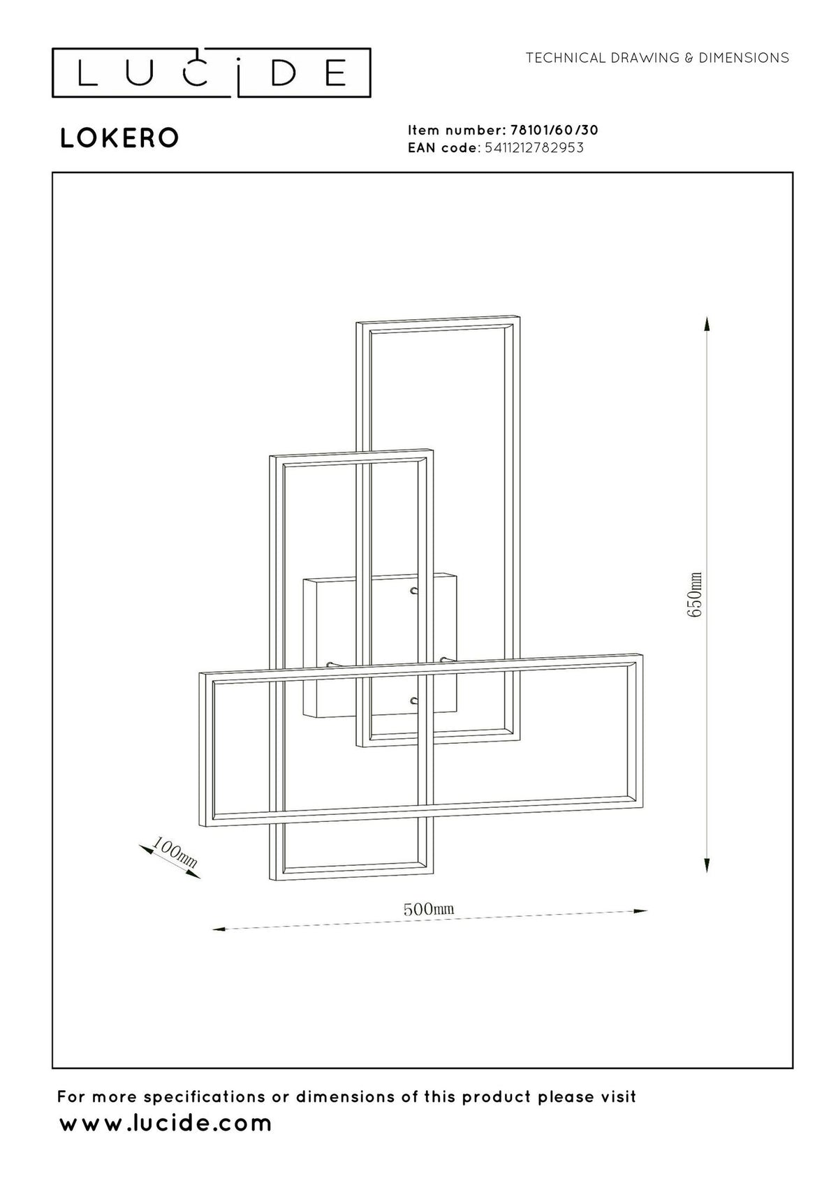 LED-Deckenleuchte Lokero dimmbar CCT Schwarz 65cm (6)