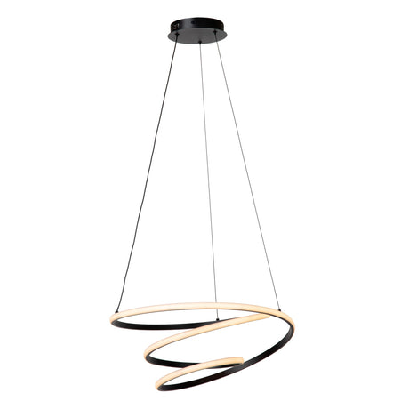 LED-Pendelleuchte Espiral dimmbar CCT höhenverstellbar Aluminium (1)