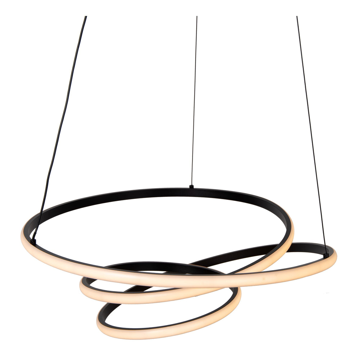 LED-Espiral pendant light dimmable CCT height-adjustable aluminium (5)