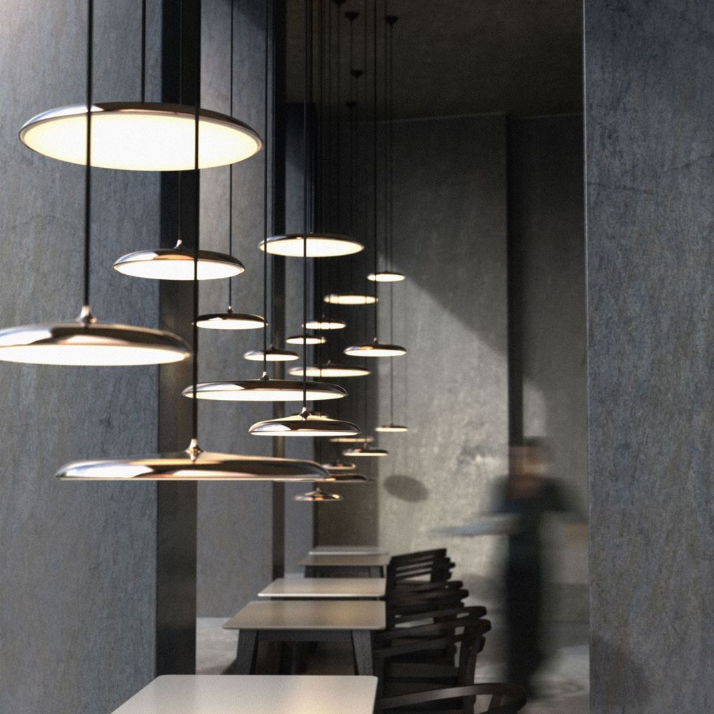 Artist 40 LED Pendelleuchte Kupfer