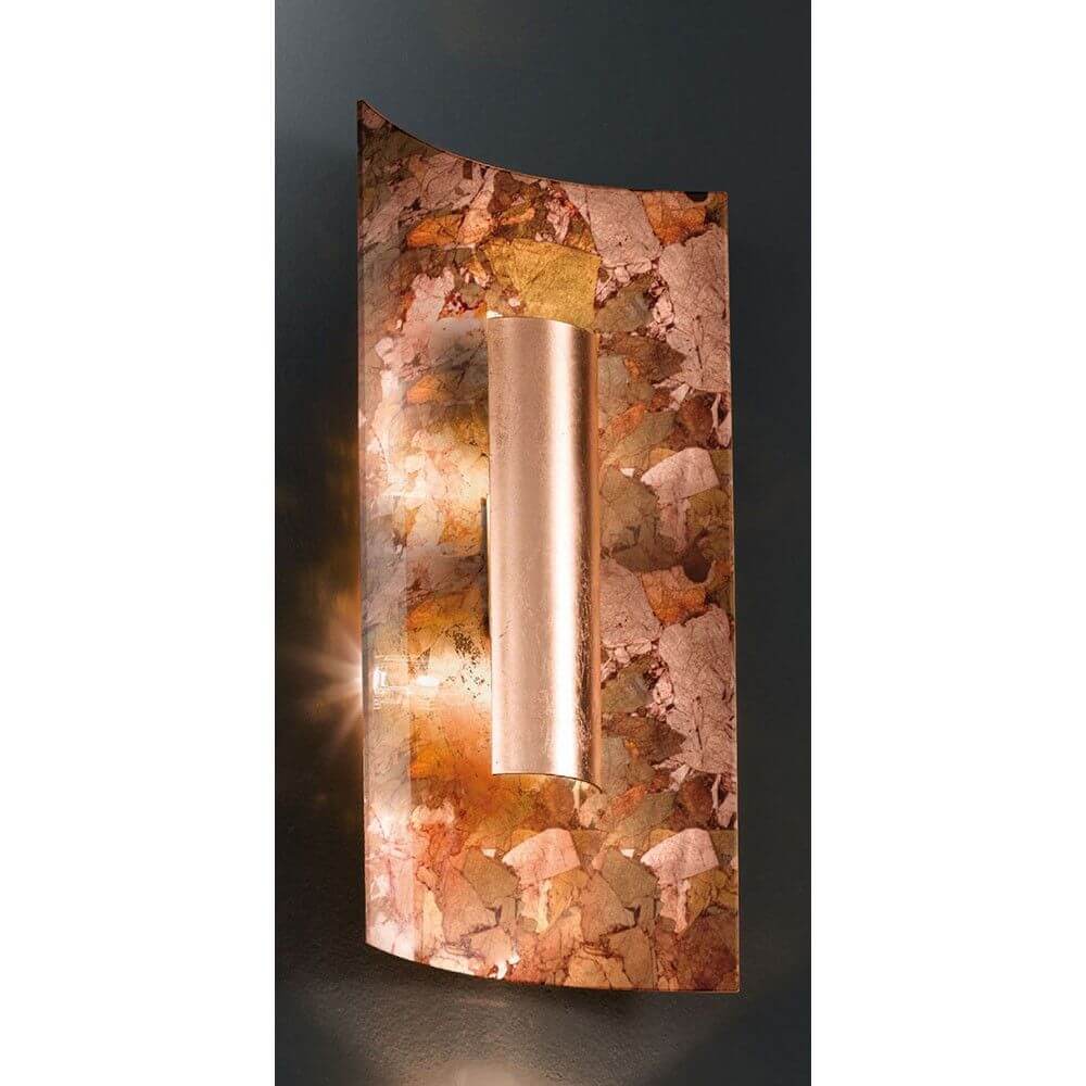 Aura Herbst Wand- und Deckenleuchte 2-flammig Kupfer 45cm mit elegantem Design und warmem Licht.