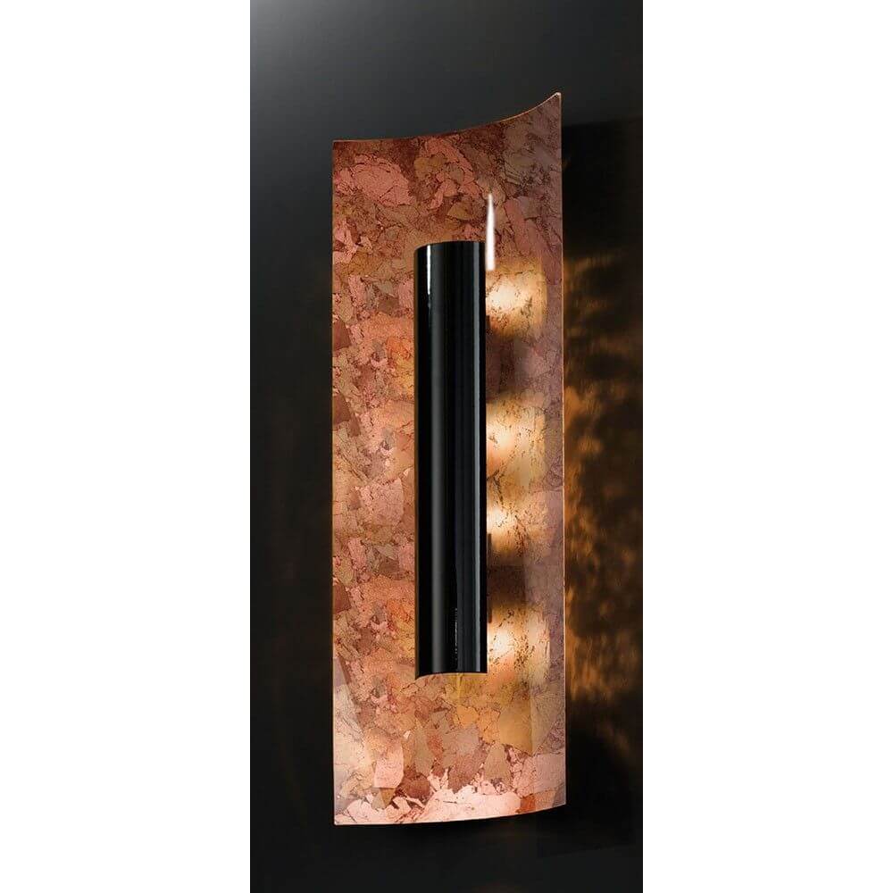 Aura Herbst Wand- & Deckenleuchte 3-flammig in Schwarz mit eleganter Kupferoberfläche für stilvolle Beleuchtung
