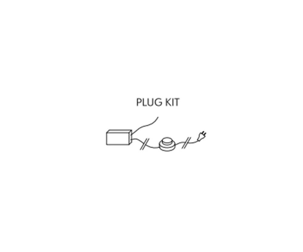Kundalini Azou Treiber Dimmer Plug Kit für AZOU 3, AZOU 5 und AZOU 7 Leuchten.