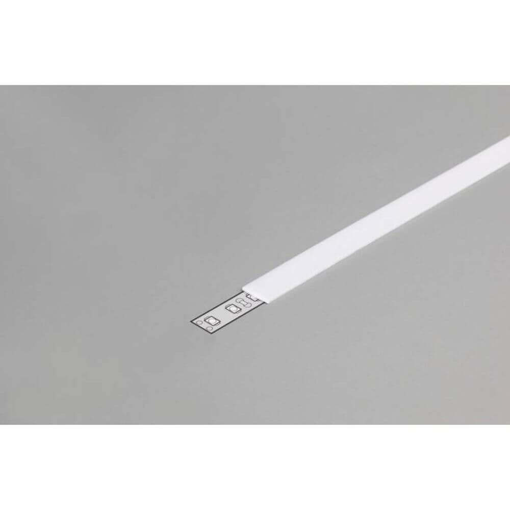 Abdeckung 200cm Typ A in Opalweiss für LED-Strip-System, transparent und schützend.