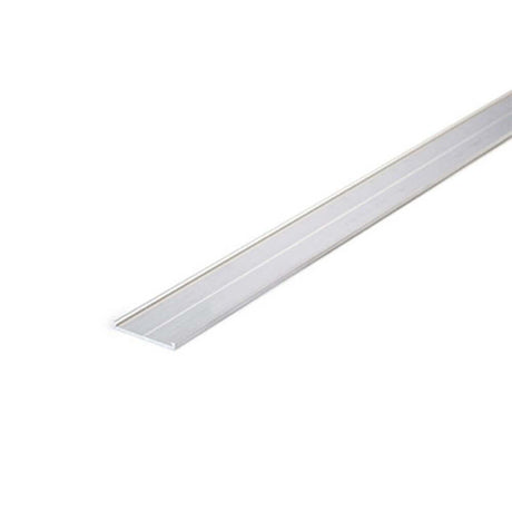 Alu-Abdeckung 200cm Alu-eloxiert für XXL Trafoprofil, lange Aluminiumabdeckung zur Nutzung im Trafoprofil.