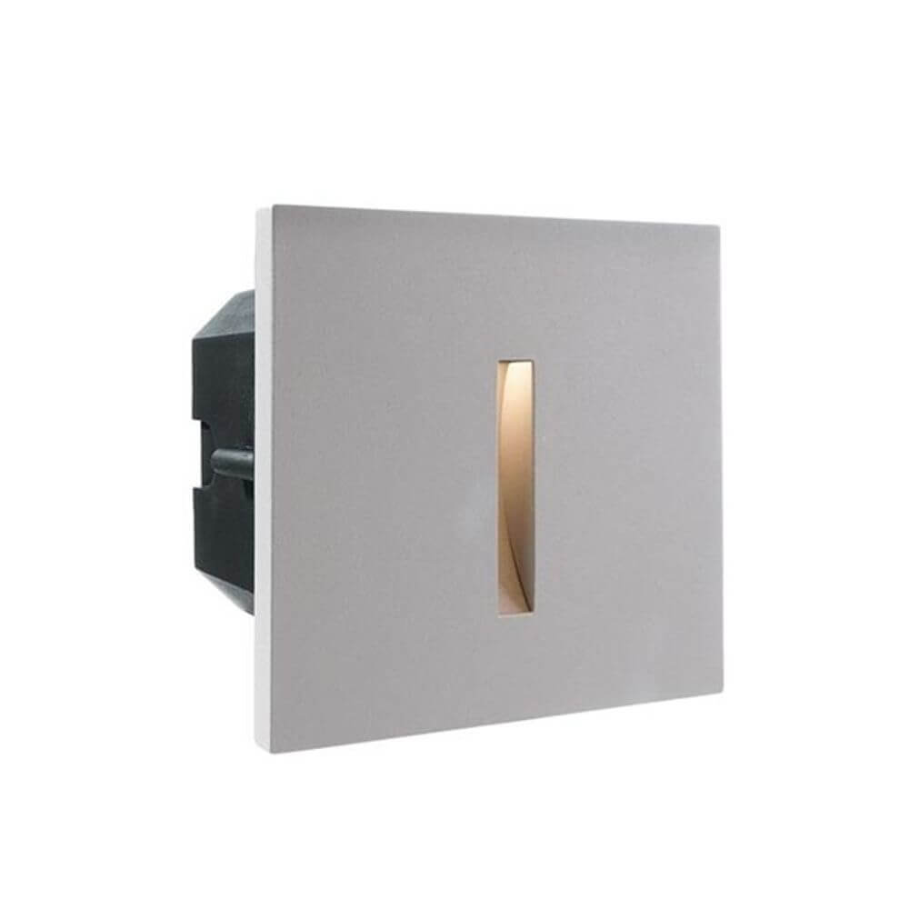 Abdeckung Linear Grau für LED-Einbauleuchte Steps Outdoor für Wandeinbauleuchte in modernem Design.