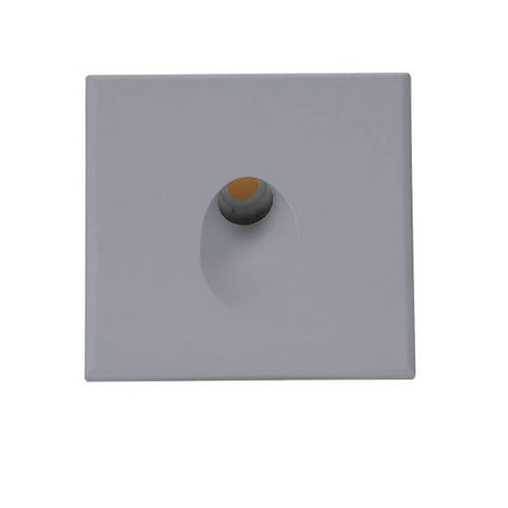 Sys-Wall 68 cover for LED wall recessed spotlight Square 1 in Grey, suitable for Sys-Wall 68 wall recessed spotlights.