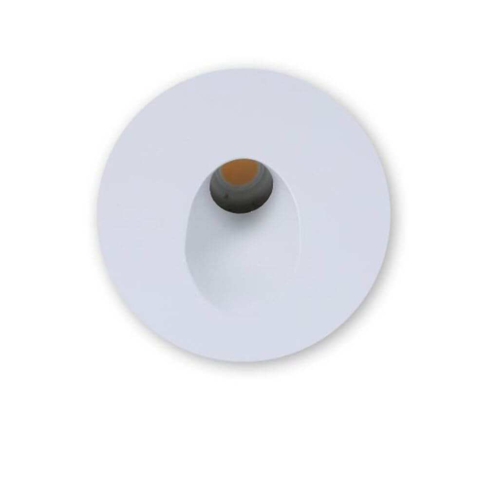 Abdeckung Sys-Wall 68 für LED-Wandeinbaustrahler Rund 1 in Weiß, passend für Sys-Wall 68 von Prolight.