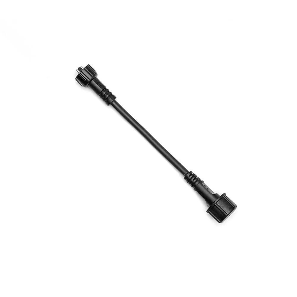 Adapter für 12V-System Gen. 1 zu Gen. 2, schwarzes Kabel zur Verbindung der Systeme.