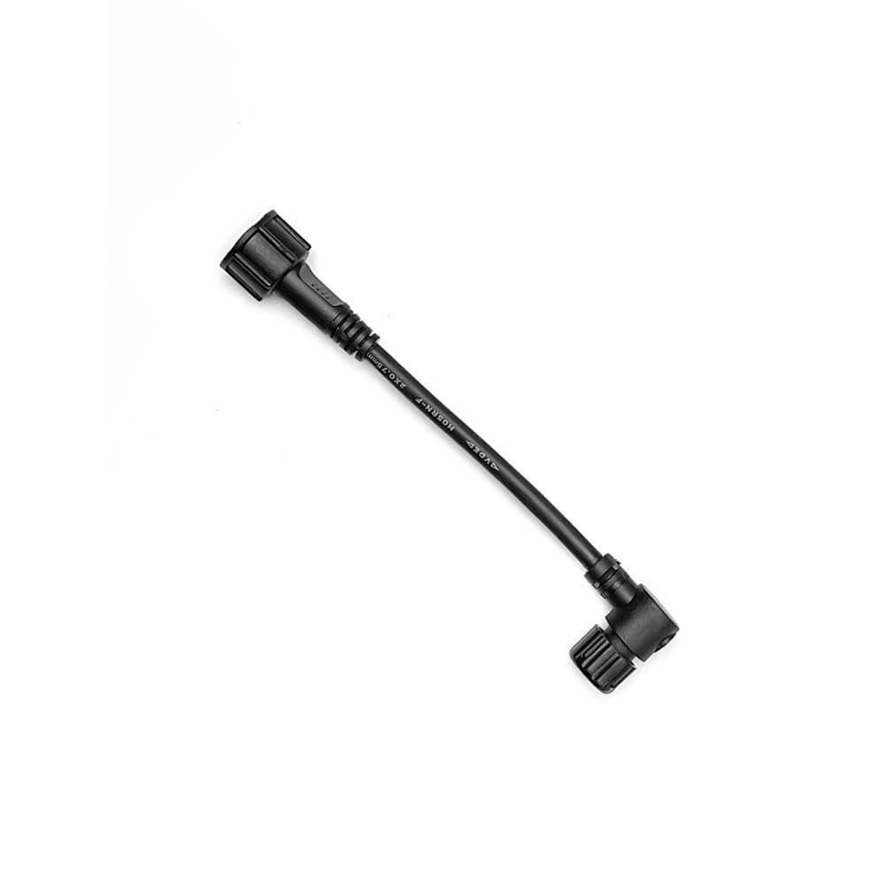 90° Adapter für 12V-System Gen. 1 zu Gen. 2, schwarzer Adapter für 12V-System-Integration.