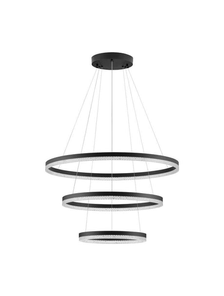 Lampada a ciondolo a LED ADRIA 3-FLAME Ø 80 cm