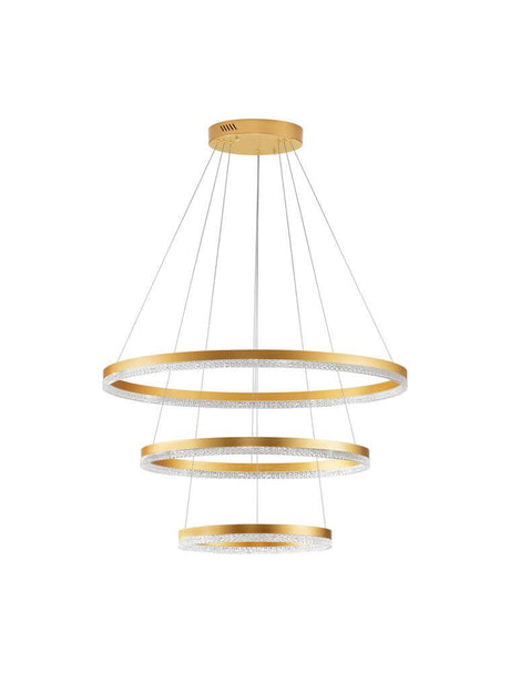 Lampada a ciondolo a LED ADRIA 3-FLAME Ø 80 cm