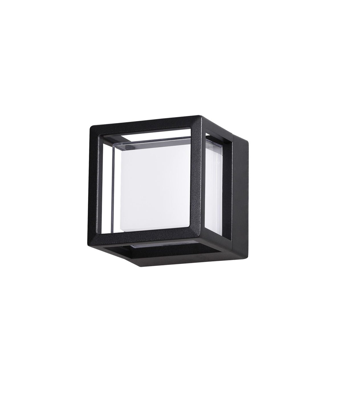 Agosto LED Außenwandleuchte Quadratisch Schwarz IP54 (1)