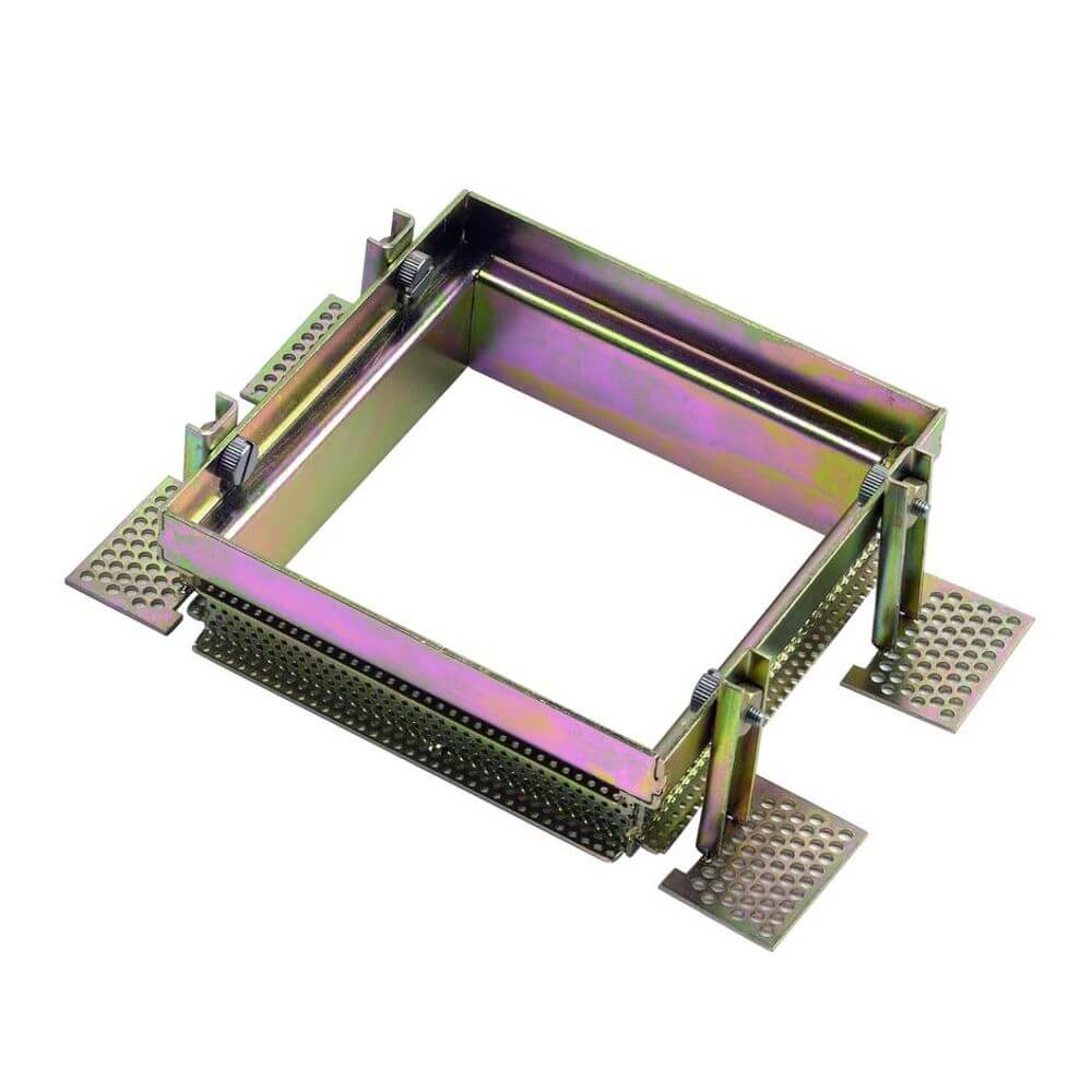 Aixlight Pro 50 1 Frameless Einbaurahmen inkl. Einbau-Kit Schwarz - Modul für Deckeneinbrüche