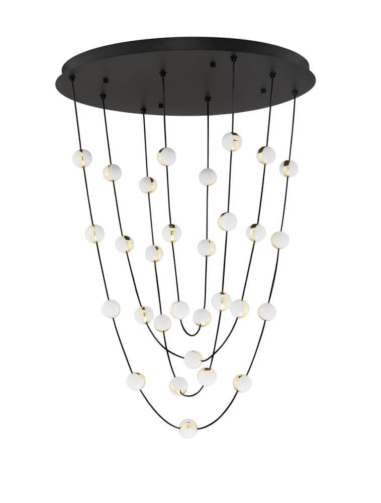 Alcinoe LED Pendelleuchte Ø 84cm mit modernem Design und integrierter LED-Beleuchtung.