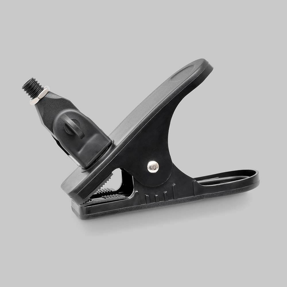 Amalfi Befestigungsclip für Amalfi LED Stableuchten 12V Schwarz, stabiler Clip für flexible Lichtanwendungen.
